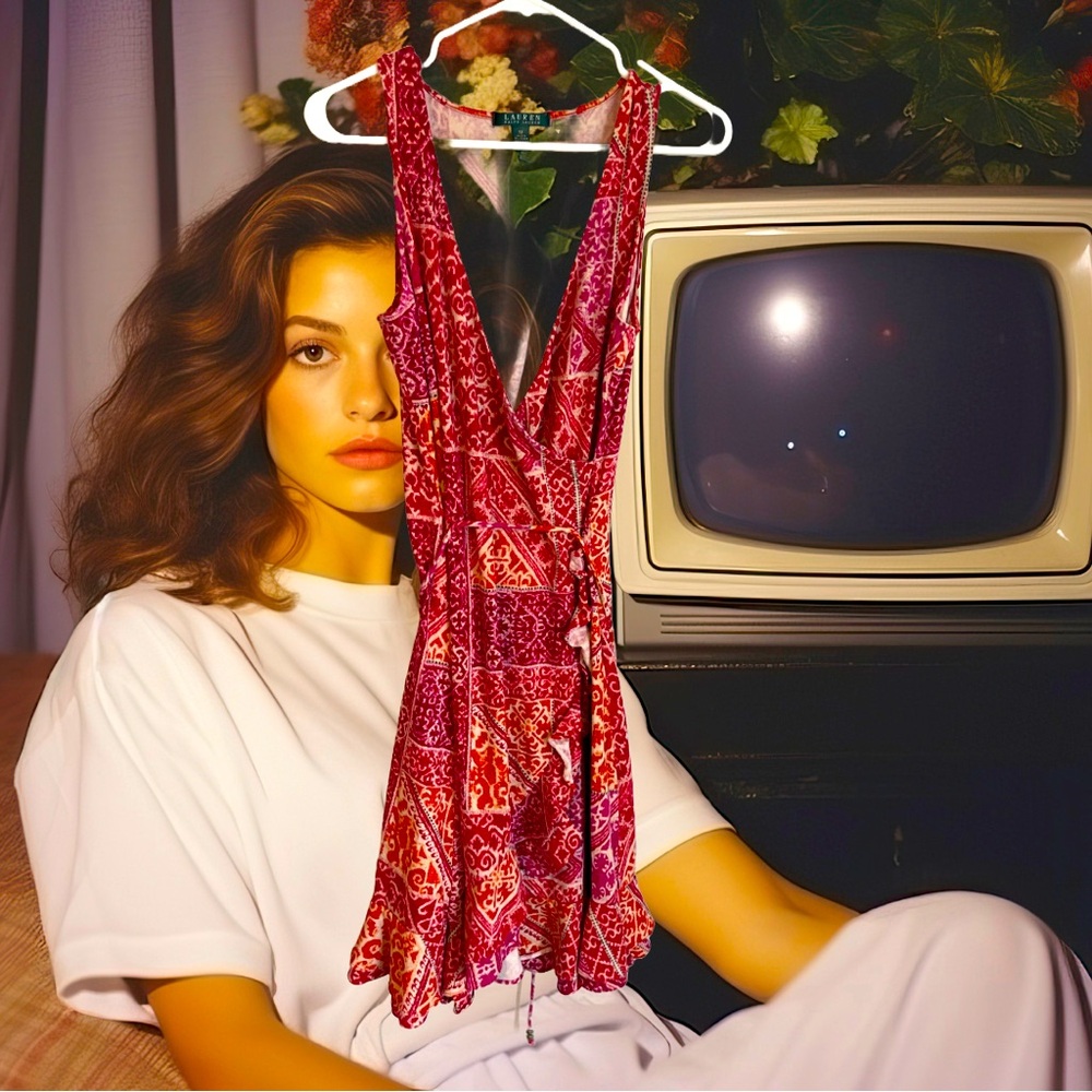 Y2k Ralph Lauren dress